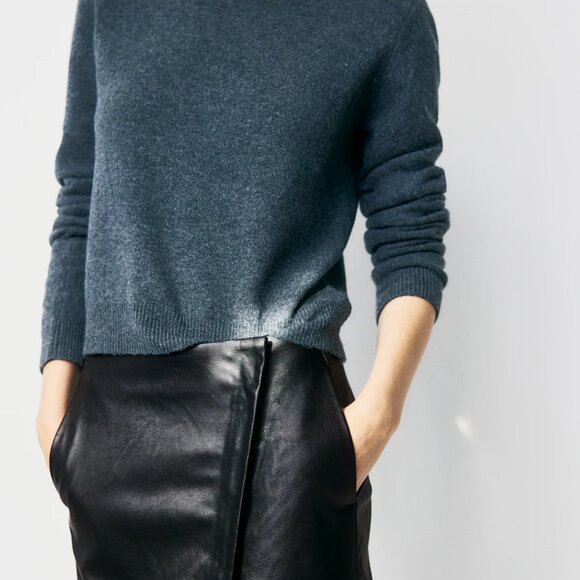 Current season H&M women's coated wrap maxi skirt - Picture 4 of 8